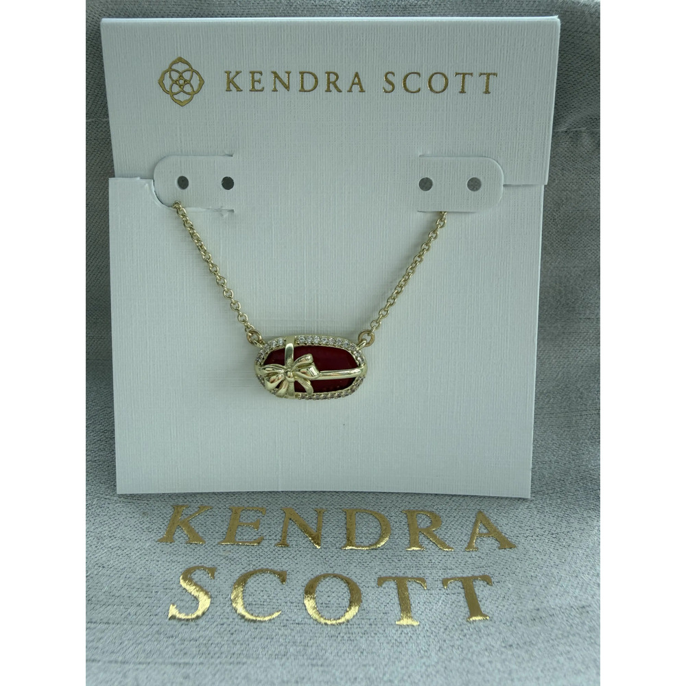 Kendra Scott Red Pendant Necklace